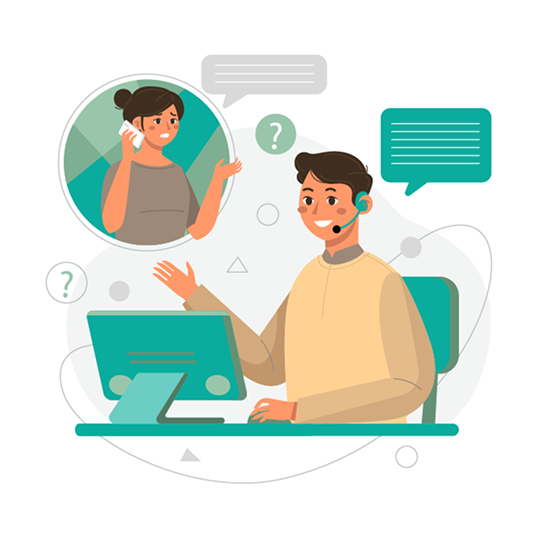 Contact illustration